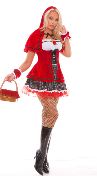 F1476 Sultry Red Riding Hood Costume